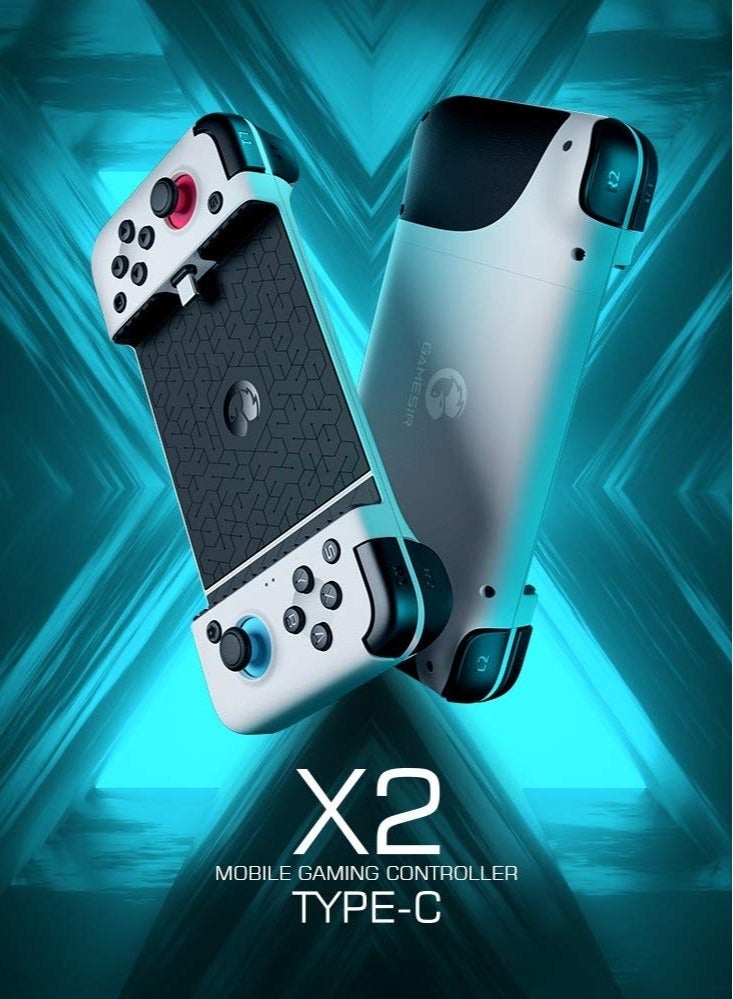 GameSir X2 Type-C Game Controller for Android Phone, Mobile Gaming Controller for Cloud Gaming Ready, Stadia, Vortex (Retractable Maximum Length of 167mm)