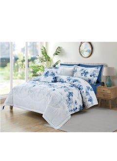 In Zone double summer mattress, 7 pieces || White and navy blue - pzsku/ZC515479E7979A5748366Z/45/_/1740913099/ed5bfd43-a4f6-4f63-9aeb-154fc75fc699