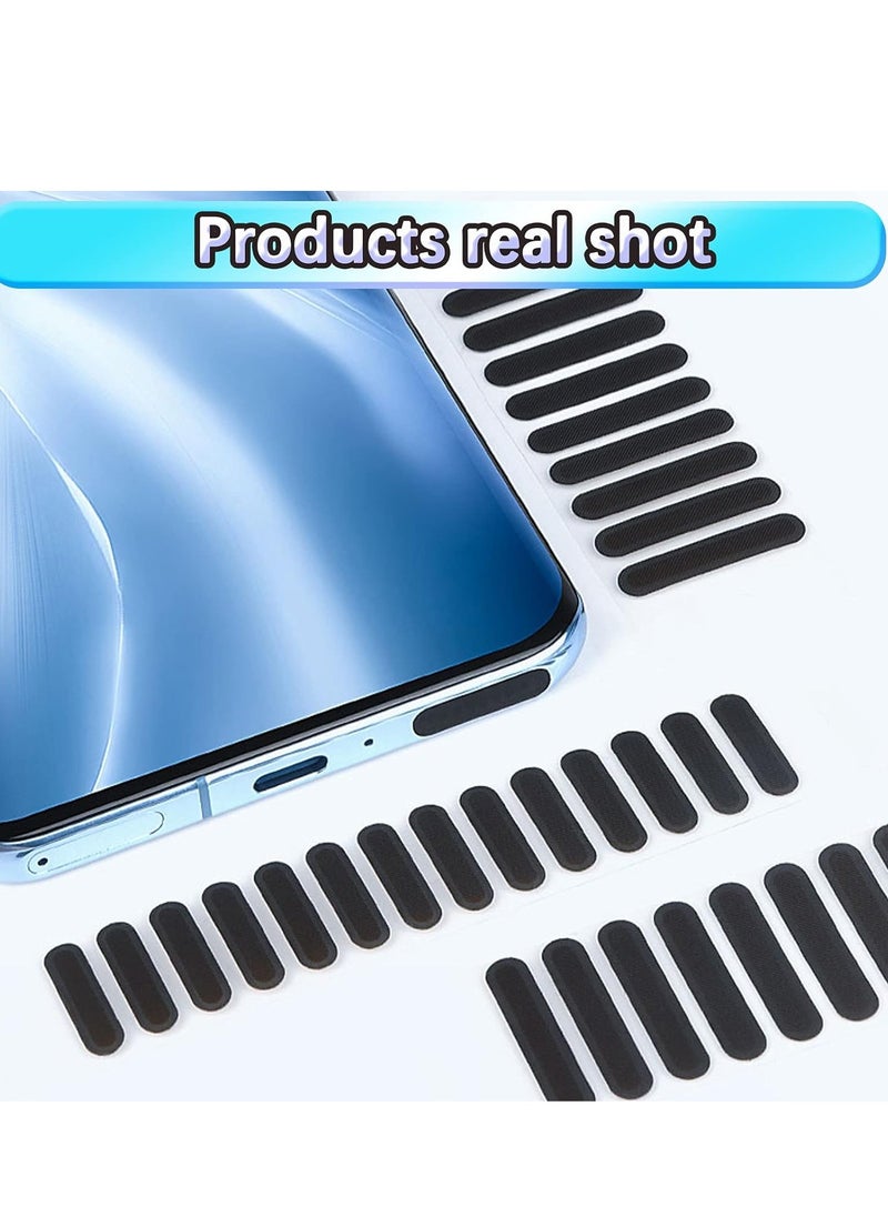 Generic - Mobile Phone Speaker Dustproof Mesh Stickers with Adhesive Protection, Anti-Dust Net Accessories, Includes Cleaning Brush and Tweezers - Image 1