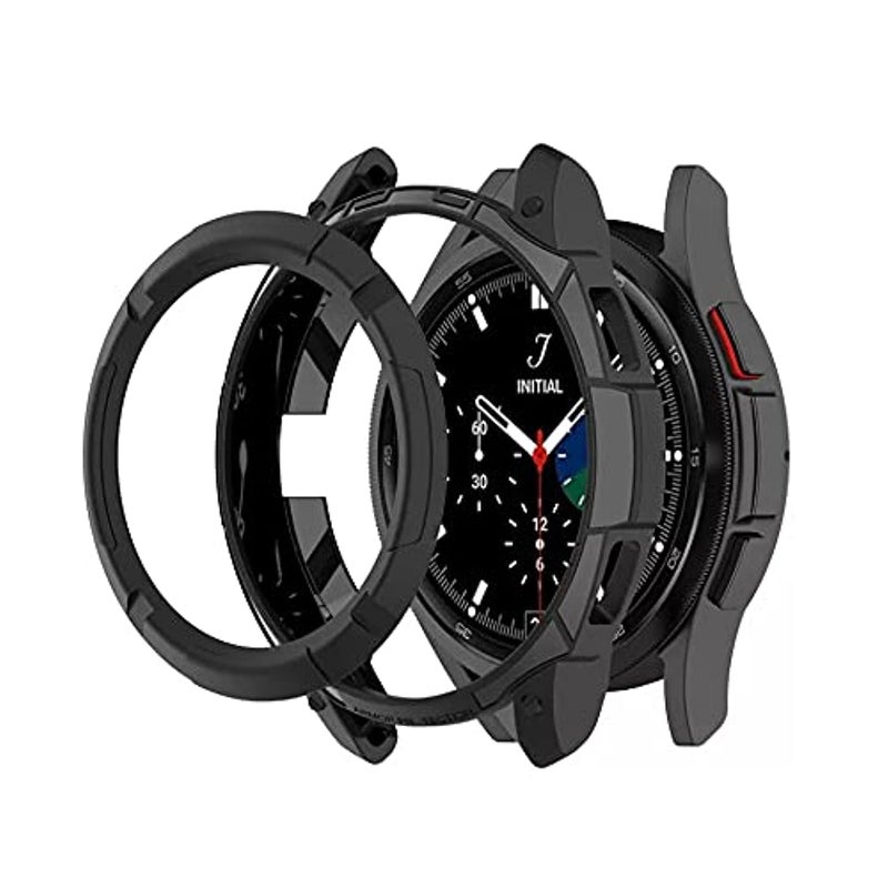 Dado Samsung Galaxy Watch 4 Classic 42mm TPU Case Protector with Rotating Bezel & Bezel Ring Frame - Image 2