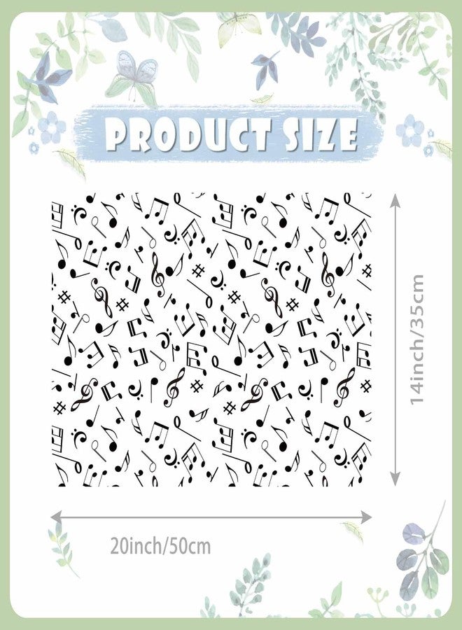MUNILAIL 100 Sheets Music Notes Tissue Paper 14 x 20 Inches Musical Themed Tissue Paper for Gift Bags Bulk Wrapping Papers for Birthday Gift Packing Crafts - Image 3