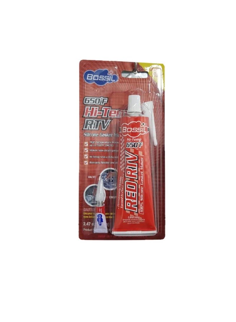 بوسيل صانع حشية السيليكون Red RTV Hi-Temp BS  8026VP بوسيل - Image 1