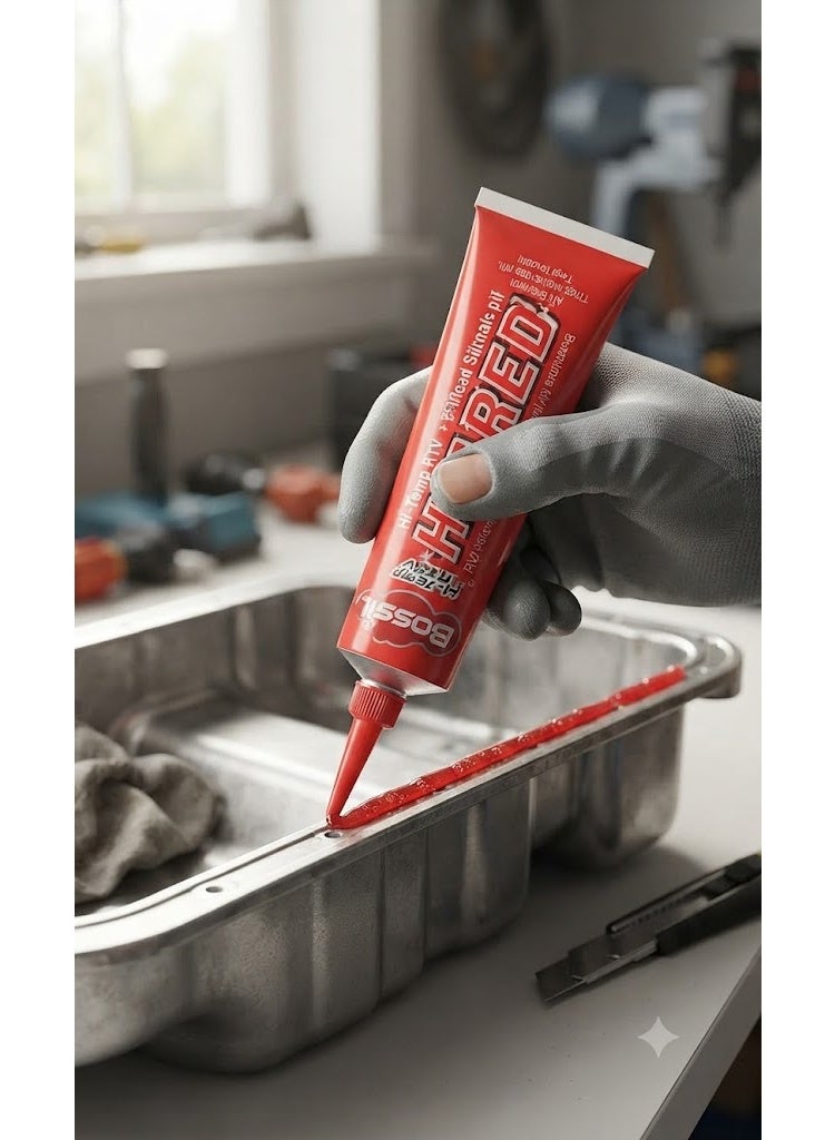 Bossil Silicone Gasket Maker Red RTV Hi-Temp BS-8026VP Bossil - Image 3