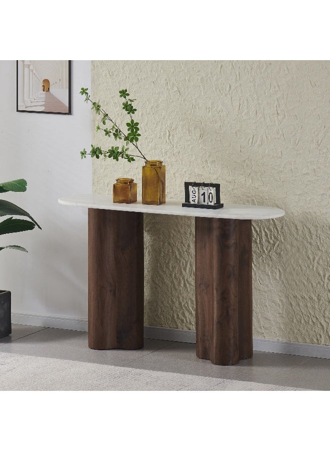 Home Box Velasco Marble Top Console Table - Image 2