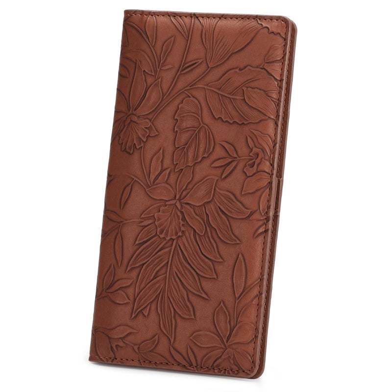 FALAN MULE Ultra Slim Thin Wallet for Women Bifold Leather RFID Blocking Designer Credit Card Holder - Image 1