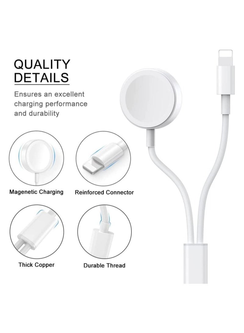 Yesido Yesido CA70 2 in 1 hour wireless magnetic charger Compatible With Apple Watch Series 1/2/3/4/5 Apple Watch Hermes  - Image 2