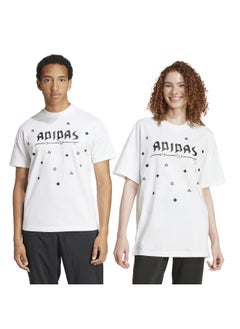 Adidas Adidas U Ksa Tee White Training T-Shirts For Unisex Xs  - Image 1