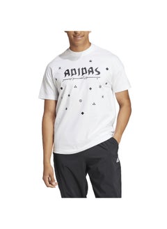 Adidas Adidas U Ksa Tee White Training T-Shirts For Unisex Xs  - Image 4