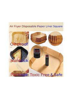 pcs Baking Paper for Hot Air Fryers, Pack of 200 Airfryer Baking Paper 20 cm Non-Stick Oil Resistant Waterproof Air Fryer Disposable Parchment Paper for Hot Air Fryer... - pzsku/ZC515BE3E1E01EE34CB59Z/45/_/1692605782/849153b7-2b6c-46c4-95b9-9fe9bd01aef4