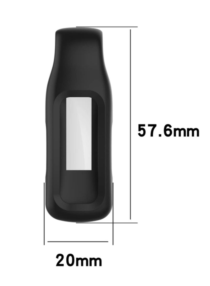 1 قطعة من حامل مشبك السيليكون لفيتبيت إنسباير 3 وإنسباير 2 وإيس 3، غلاف واقي ناعم ضد الفقدان، إكسسوارات حزام، مثبت آمن للسوار الذكي - Image 3