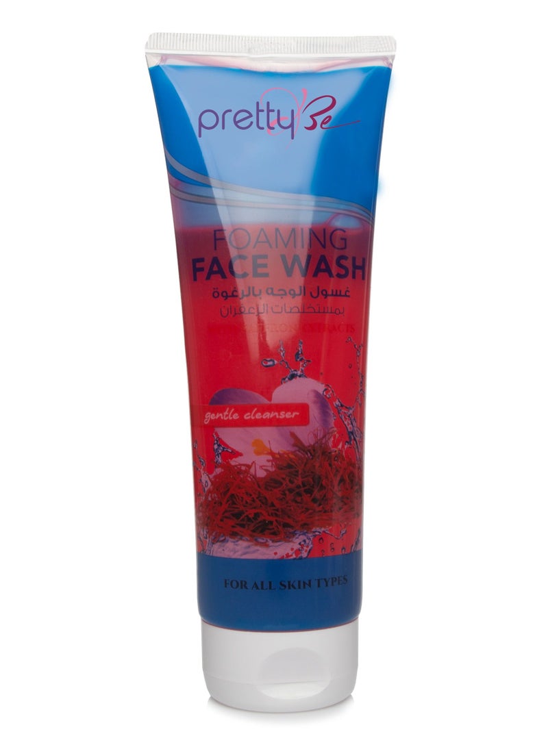 Pretty Be prettyBe foaming face wash with saffron extract 240ml - Image 1