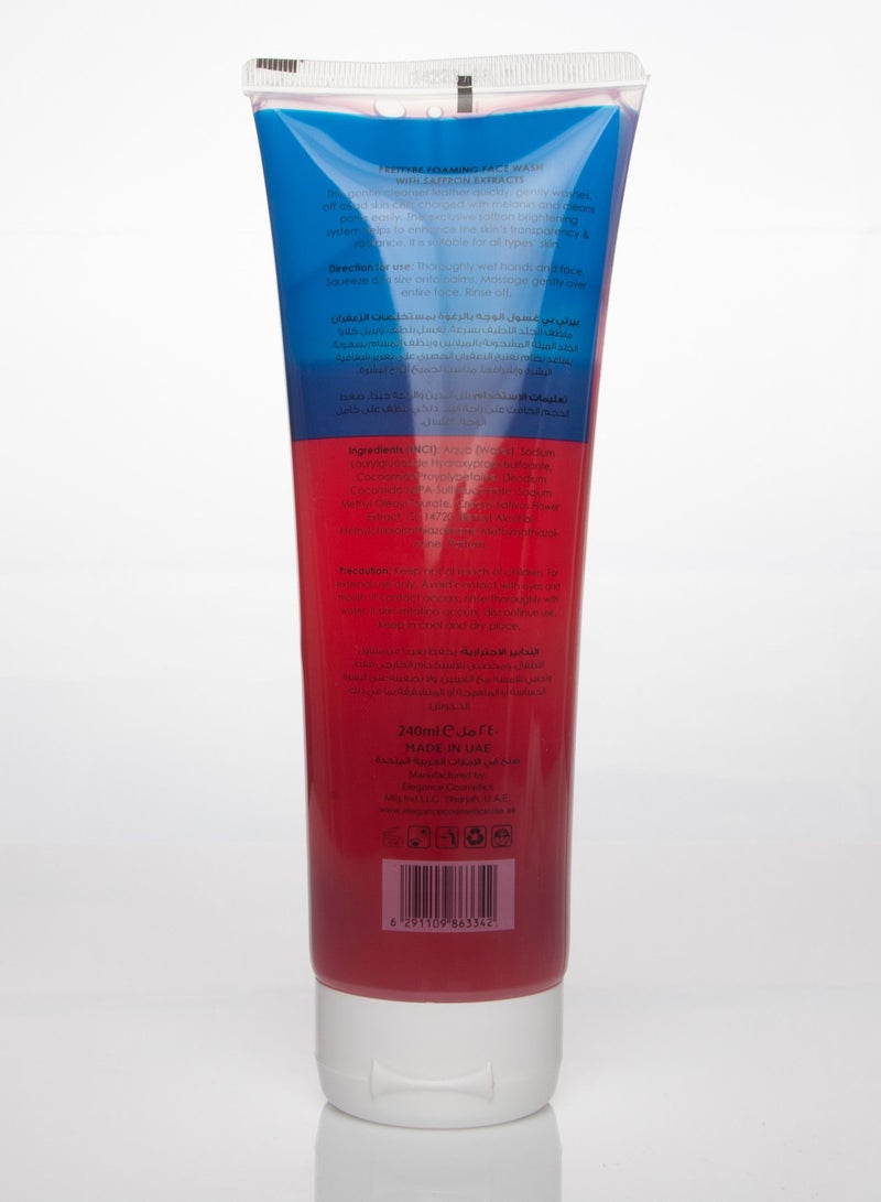 Pretty Be prettyBe foaming face wash with saffron extract 240ml - Image 4