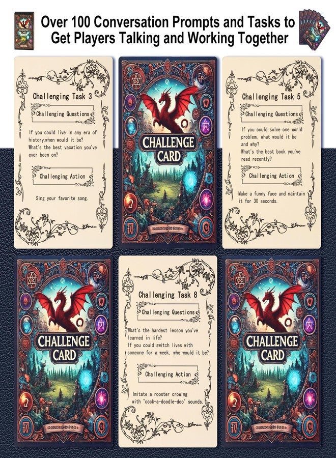 Fun Card Games: WHO is The Suspect? Perfect for Family and Friend Party, Company and College Orientation, Featuring Over 100 Challenging Questions and Tasks for Adults. - Image 4