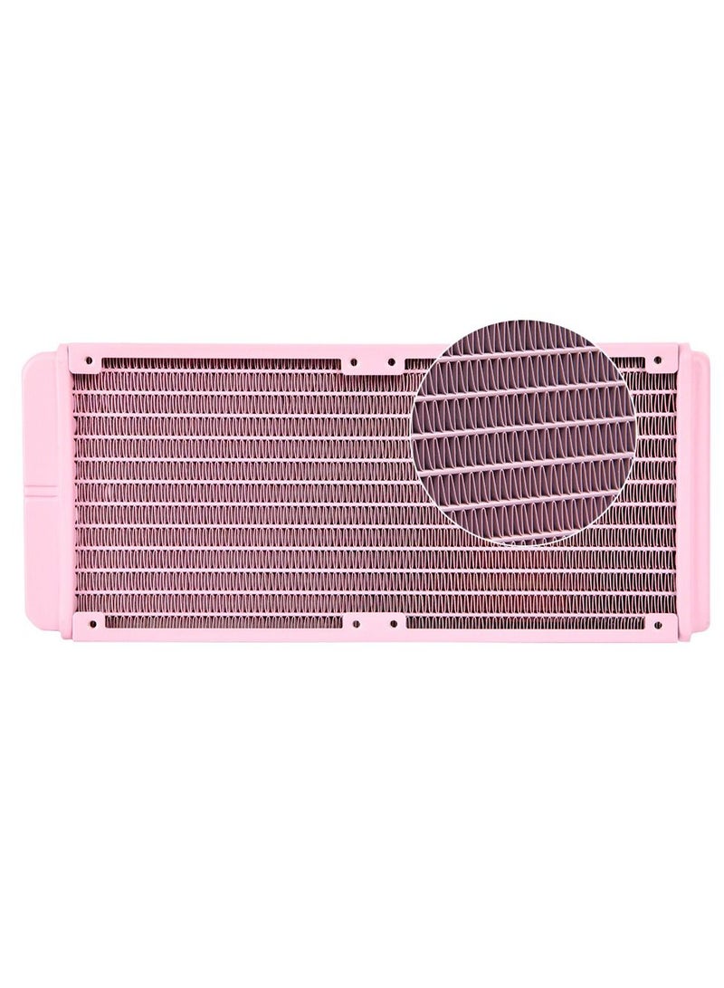 دارك فلاش DarkFlash Twister DX240 مبرد وحدة المعالجة المركزية السائل، أداء عالٍ، هيكل من الألومنيوم، ضوضاء منخفضة، متوافق مع INTEL 17xx وAMD AM4، 40,000 ساعة MTTF، وردي - Image 5