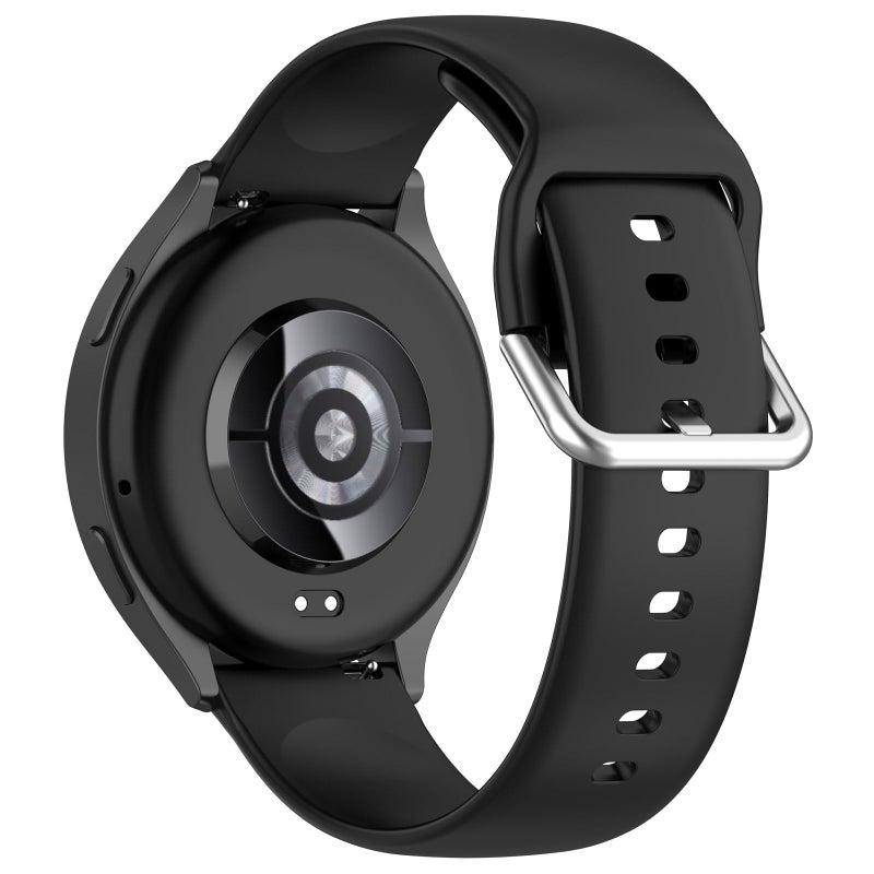 MOTONG 22mm Silicone Replacement Band Compatible with OnePlus Watch 2, Durable Sport Strap – Black, Medium - Image 1