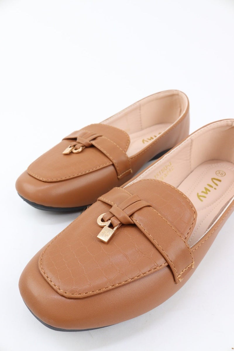VINY Women's Loafer Ballet Flats – Comfortable Slip-On Flat Shoes, Lightweight Casual Office & Everyday Walking Shoes - Image 3
