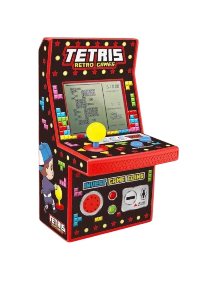 تتريس آلة لعبة تتريس محمولة بشاشة كبيرة، كلاسيكية قديمة، ألعاب تعليمية للأطفال محمولة باليد للطلاب