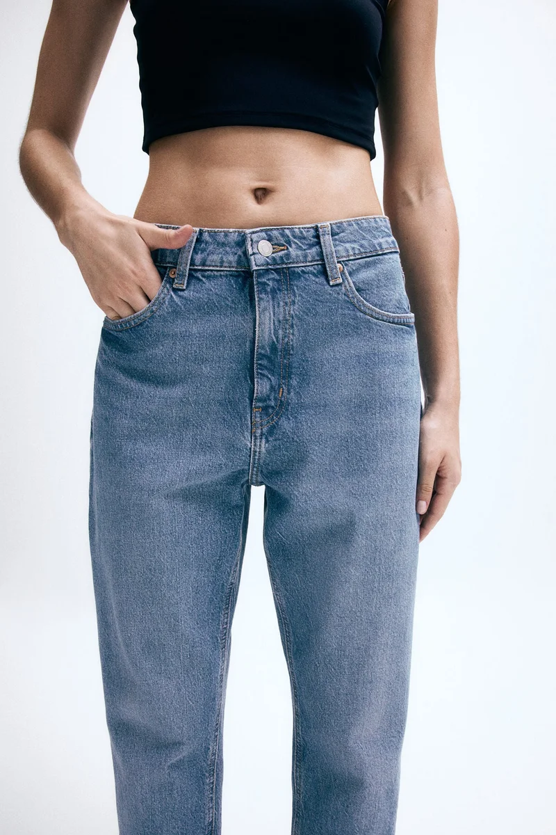 اتش اند ام Slim Mom High Ankle Jeans