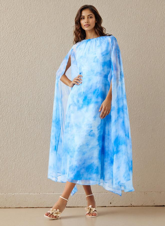 ايكونيك فستان ماكسي أيقوني بطبعة كيب - Image 2