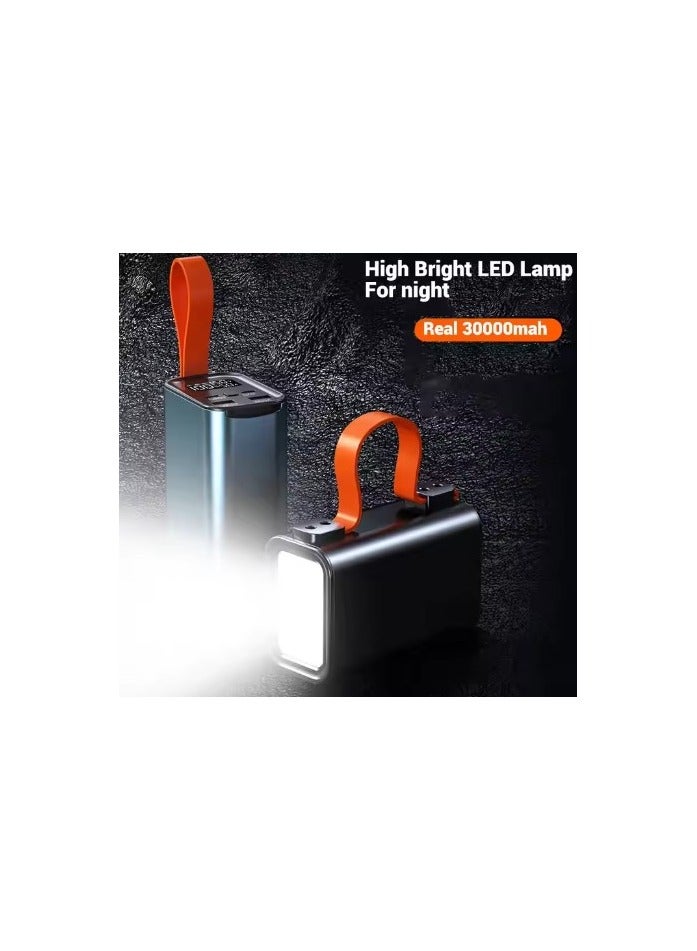 بروماس باور بانك 100 وات 30000 مللي أمبير في الساعة يعمل بالطاقة الشمسية، باور بانك عالمي محمول للكمبيوتر المحمول لأجهزة الكمبيوتر المحمولة وأجهزة الكمبيوتر المحمولة - Image 2