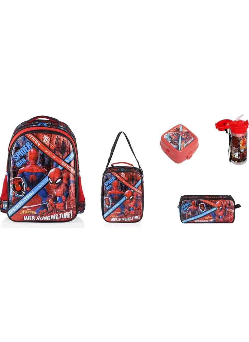 SPIDERMAN Primary School Bag Salto Web Slinging Time (5 Pieces)