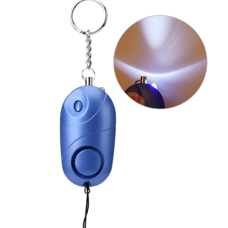 Personal Security Alarm: 130dB Loud Sound, Easy To Use - Compact Portable Keychain Emergency Alarm With Mini LED Flashlight for Girls, Children, Elderly & At-Risk Individuals - Image 4