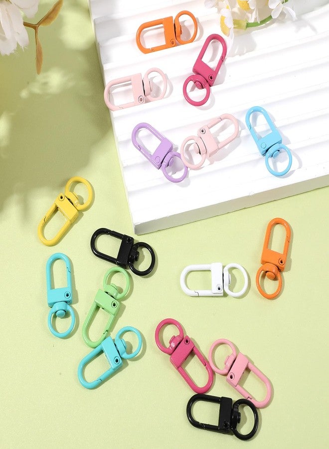Ymapinc 60PCS Small Metal Lobster Claw Clasps, Colorful Keychain Clasp Swivel Snap with Hooks Mini Buckle Tag Clip Bag Charm Clip for Bag Charms Making Metal Connectors - Image 5