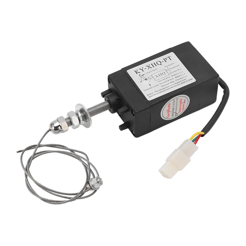 Diesel Engine Stop Solenoid Valve Servo Motor Control Generator Shutdown Solenoid Valve Power Off NC 12V - Image 2