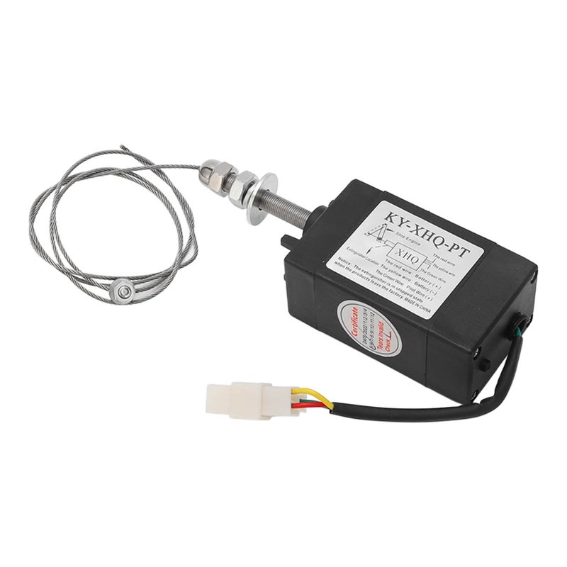 Diesel Engine Stop Solenoid Valve Servo Motor Control Generator Shutdown Solenoid Valve Power Off NC 12V - Image 3