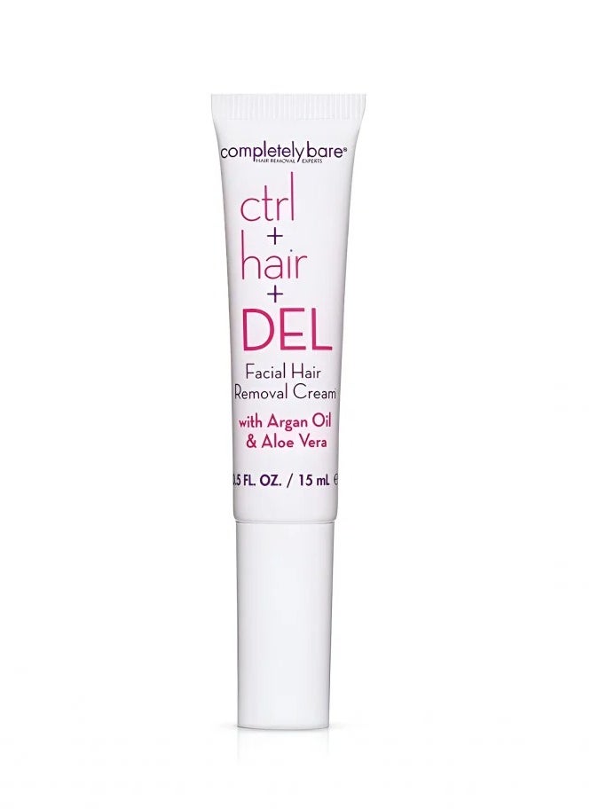 Completely Bare Ctrl+Hair+del Facial Hair Removal Cream 15ml  - Image 2