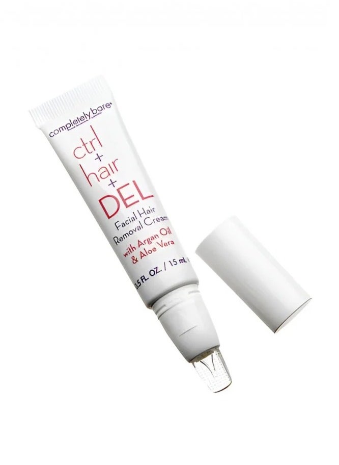 Completely Bare Ctrl+Hair+del Facial Hair Removal Cream 15ml  - Image 3