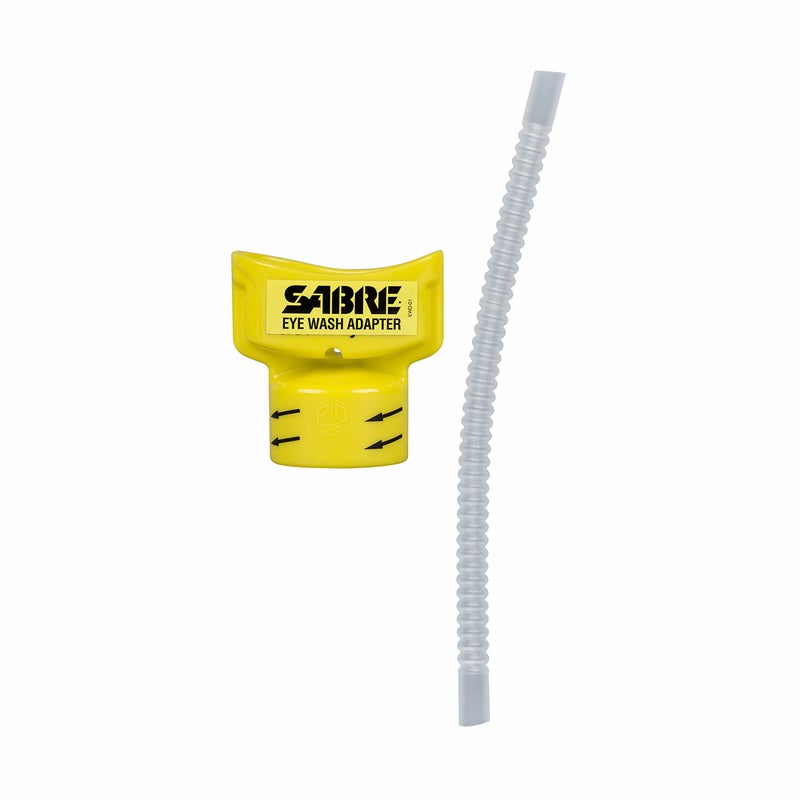 SABRE Eye Wash Adapter - Turns Water Bottle into Eye Wash Device - Flushes Contaminants from the Eye , Yellow, 2.4 oz - Image 4