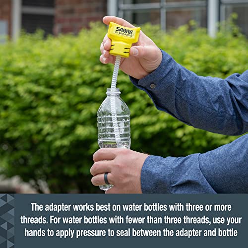 SABRE Eye Wash Adapter - Turns Water Bottle into Eye Wash Device - Flushes Contaminants from the Eye , Yellow, 2.4 oz - Image 5