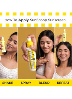 SunScoop SunScoop Fluid Body Sunscreen Spray Spf 60, No White Cast, Protects From Uva & Uvb Rays, Hybrid, For Dry, Normal And Oily Skin Types 125 Ml (Pack Of 1) Neutral  - Image 5