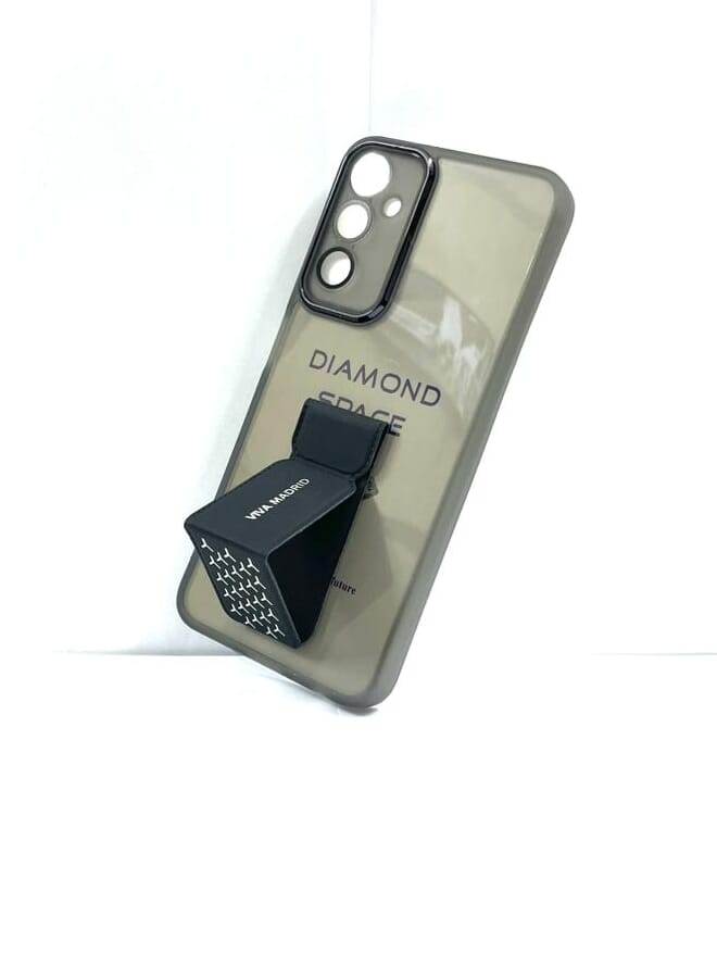 Case Cover With Magnetic Hand Grip For Samsung Galaxy A05s Black - Image 2