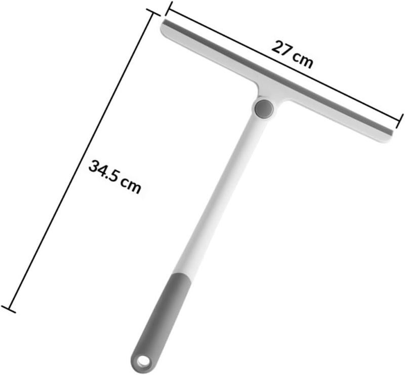 LABRIMP 2pcs Rotating Window Squeegee Glass Cleaning Tool Multi-Function Water Removal Wiper for Home Bathroom Shower Tile Walls - Image 2