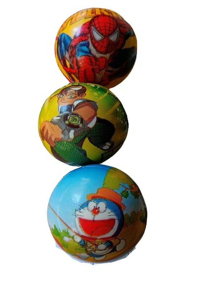 Parakh Children Cartoon Printed Multicoloured Soft Form Sponge Ball for Kids (Pack of 2) - Image 1