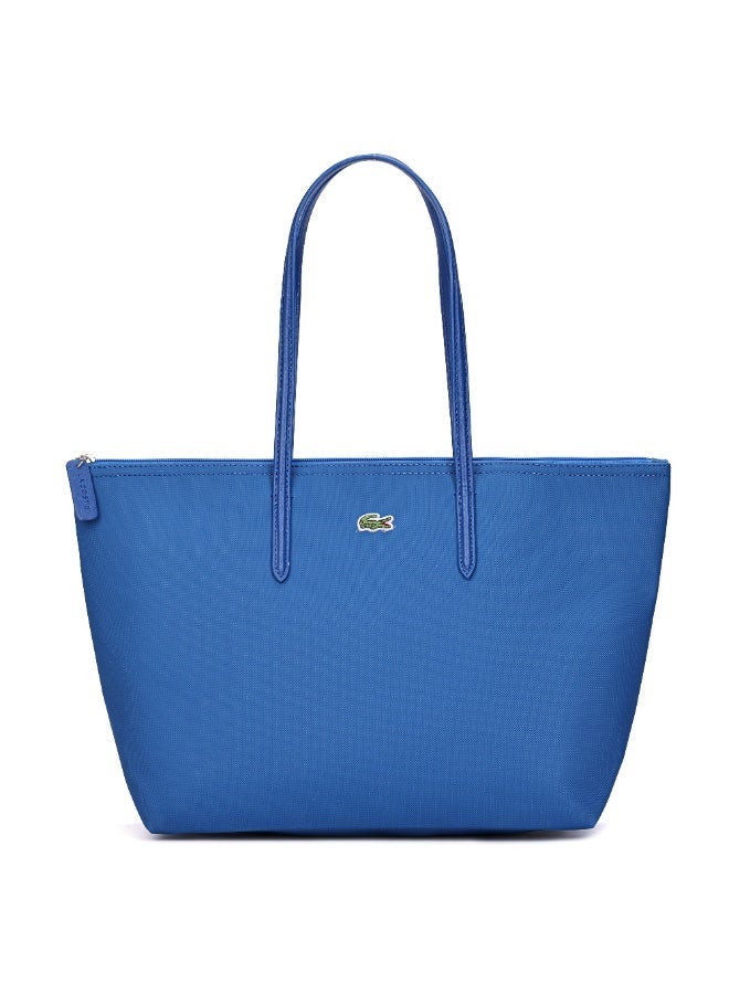 Lacoste bag Women's L12.12 Concept Fashion Versatile Large Capacity Large Size Zipper Camera Bag Handheld Shoulder Bag Tote Bag Large 45cm * 30cm * 12cm Blue - Image 3