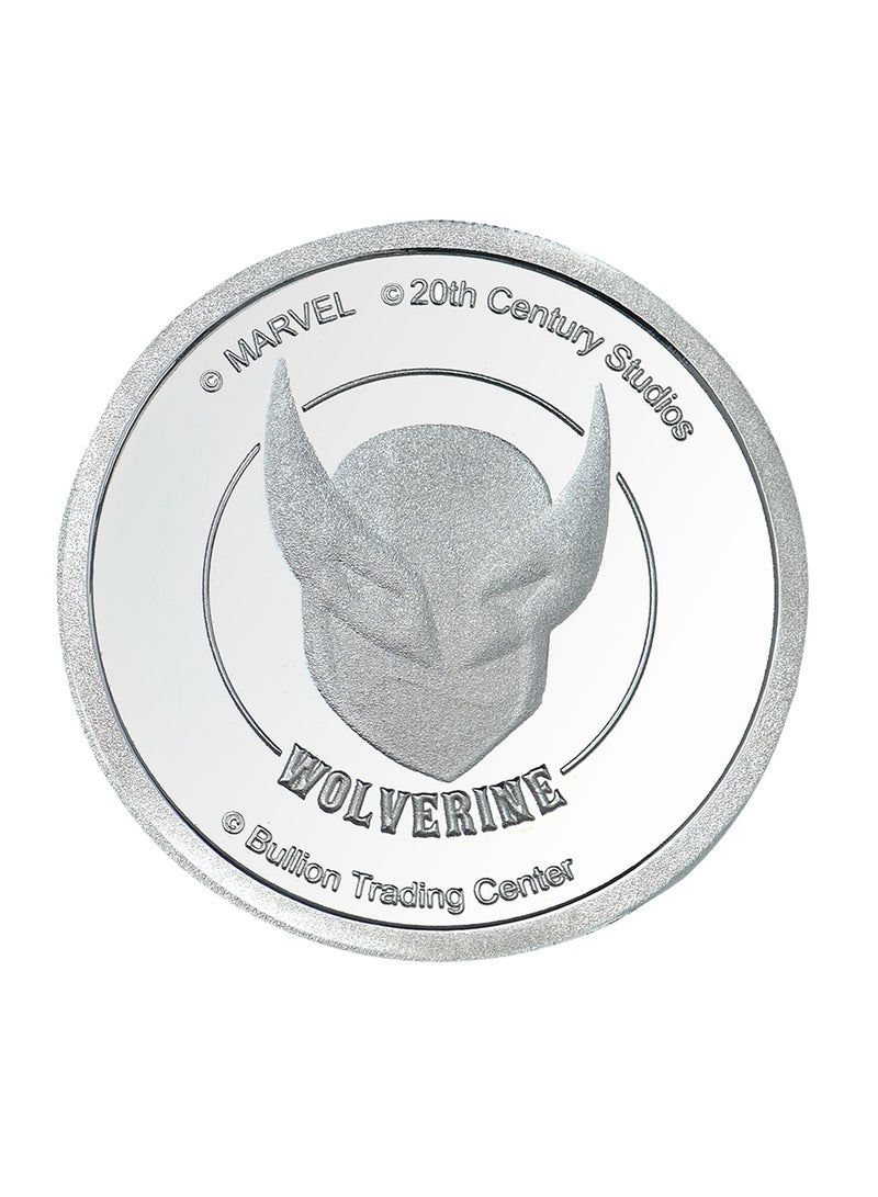 BTC 50g Marvel Silver Coin - Wolverine - Image 2