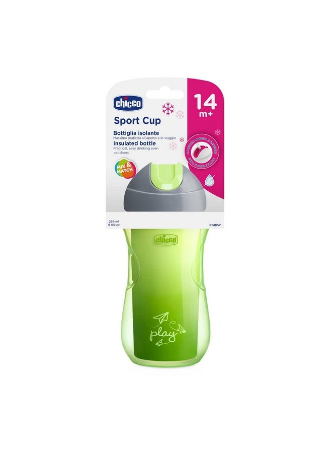 Chicco Sport Cup, Neutral (Silicone, 266 Ml), Green  - Image 5