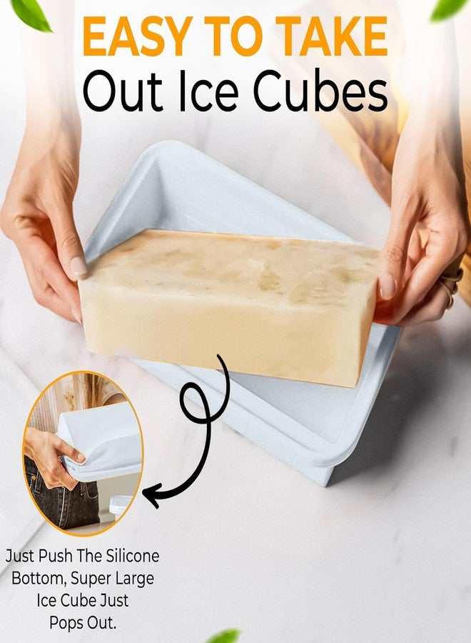 MT.BAY Silicone Freezer Trays (6 Cup White) - Image 4