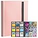 PUPTILY Card Binder 9 Pocket Trading Card Album Folder 20 Pages 360 Card Capacity Sports Card Binder Premium Card Binders Compatible with MTG TCG Baseball Cards Pink - Image 3