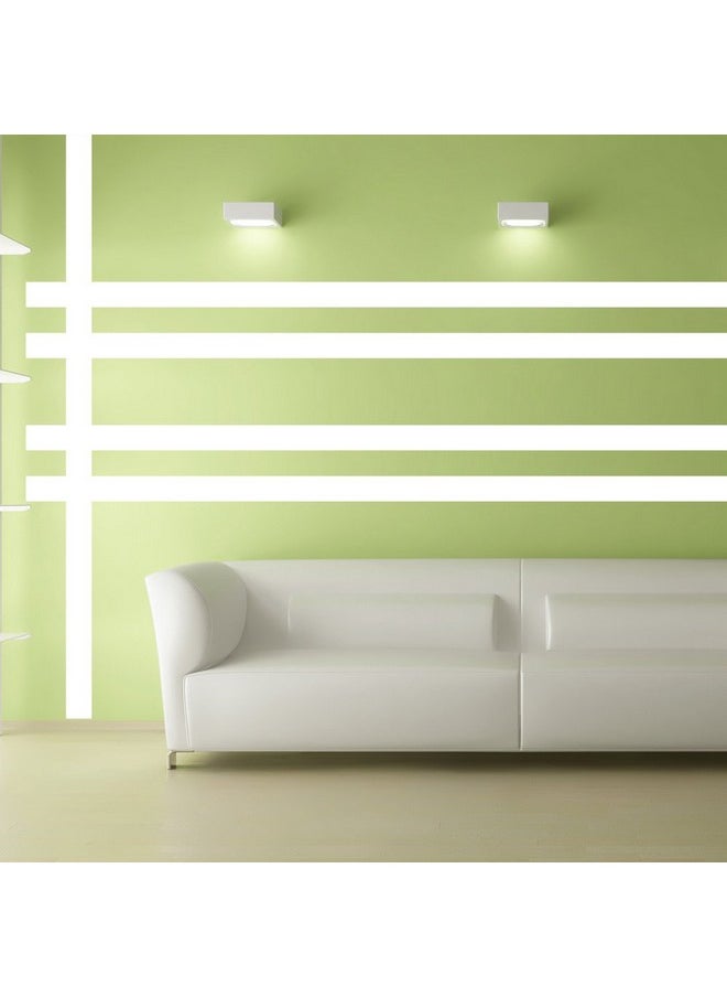 Borders Unlimited - White Simple Stripe - Image 1
