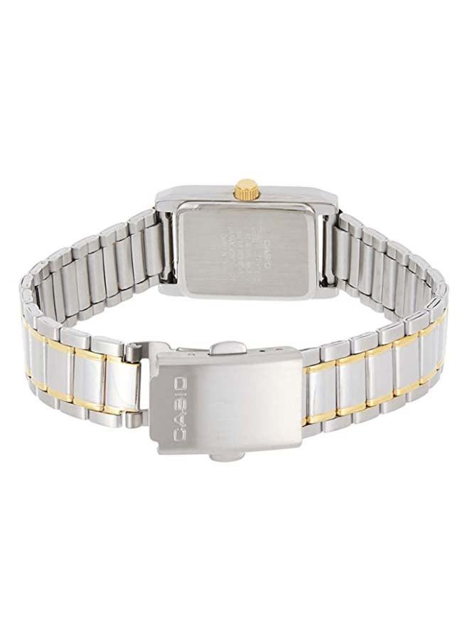 CASIO Women Enticer Water Resistant Analog Watch Ltp-1235SG-7A - 31 mm - Silver/Gold - Image 3