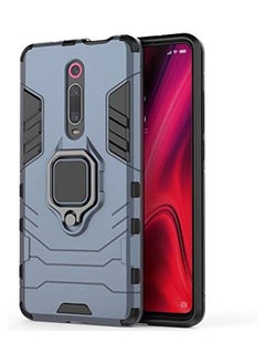 ( mi 9t / k20 pro) جراب ضد الصدمات بحماية كاملة ودبلة معدنية متعددة الوظائف لهاتف شاومي مي 9 تي / مي 9 تي برو