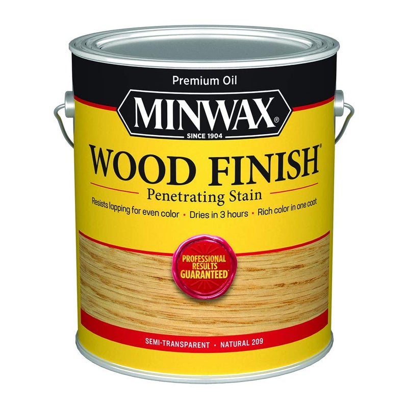 Minwax 710700000 Wood Finish 250 VOC Compliant, Natural Stain, Gallon - Image 1