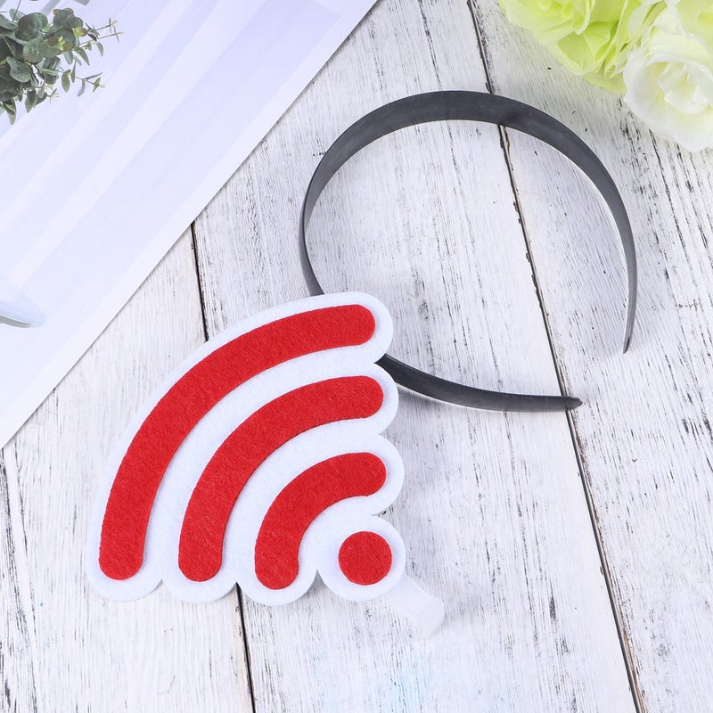 WIFI Shaped Headband Party Funny Hair Hair Hair Clasp Hair Band Hair Accessories Dress Accessories for Women and Men - Image 3
