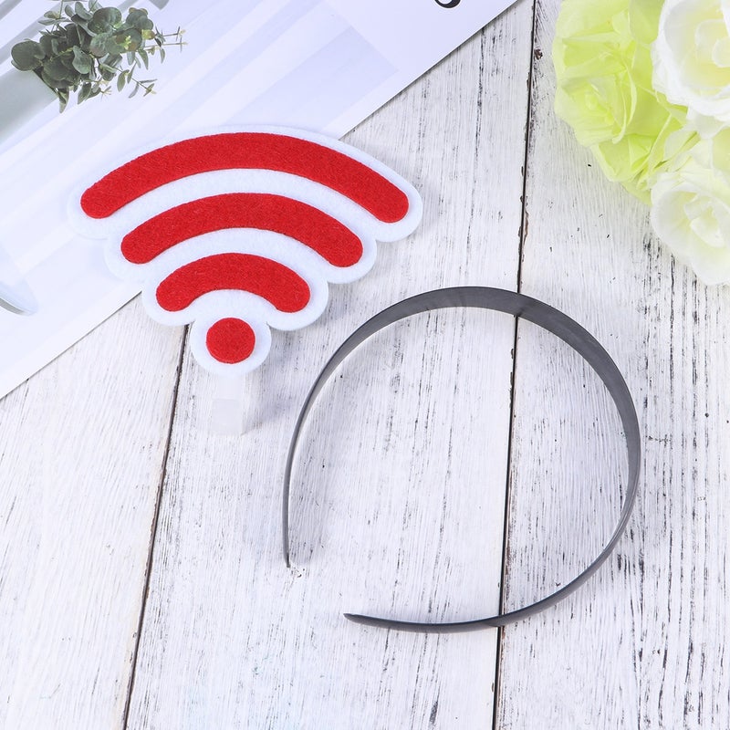 WIFI Shaped Headband Party Funny Hair Hair Hair Clasp Hair Band Hair Accessories Dress Accessories for Women and Men - Image 5
