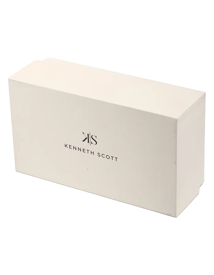 KENNETH SCOTT Men's Stainless Steel Analog Watch K23024-SBSS - 44 mm