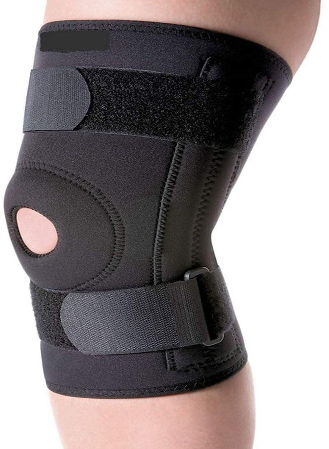 BELTWALA Knee support with hinges - open patella brace - compression knee brace for Arthritis, Joint Pain Relief, Injury Recovery with Adjustable Strapping & Breathable (XXL) - Image 1